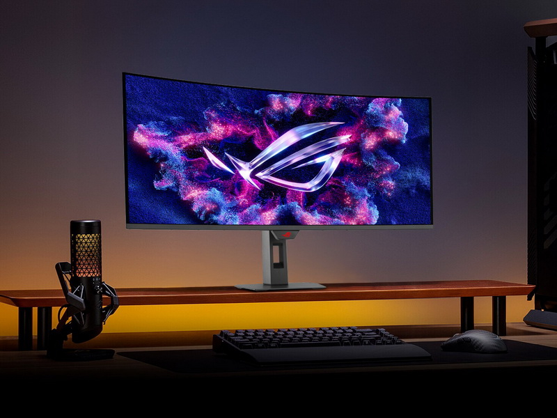 ASUS představila nový 34palcový monitor ROG Strix OLED XG34WCDMTG s vestavěnými funkcemi Smart TV