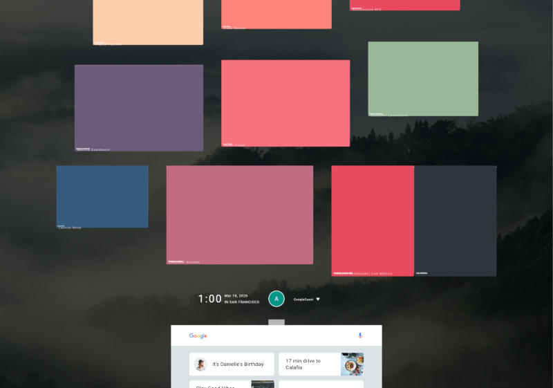 V prohlížeči je integrováno rozhraní bývalého perspektivního operačního systému Google Fuchsia