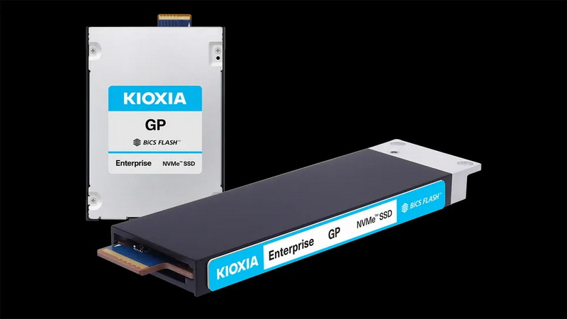 Kioxia vydala serverový SSD Super High IOPS, který výrazně zvýší rychlost práce AI‑čipů Nvidia