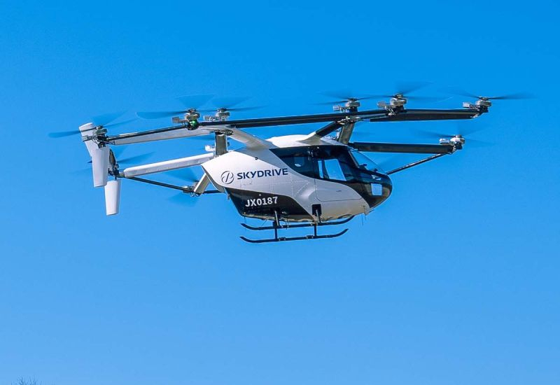 Video: létající taxi SkyDrive vzlétlo nad Tokio a komerční lety začínají v roce 2028