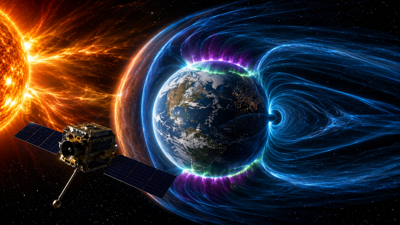 Evropsko-kínská observatoř poprvé zachytila celou magnetosféru Země v kosmu.