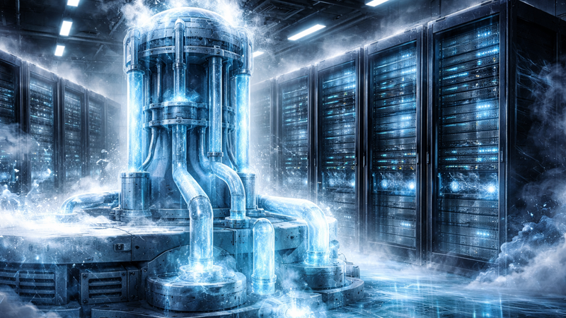 Čínští vědci vytvořili „šokové zmrazení“ – způsob, jak ochladit servery AI během 20 sekund bez freonu