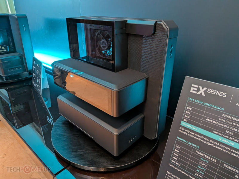 Phanteks představila širokou nabídku skříní, ventilátorů a napájecích zdrojů na Computex 2026