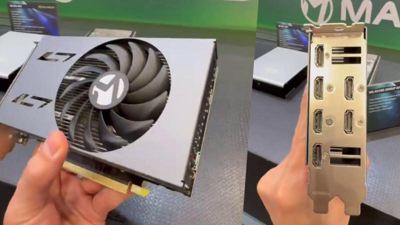 MaxSun představila na Computex 2026 desetiletou Radeon RX 580 s šestiporovým HDMI výstupem