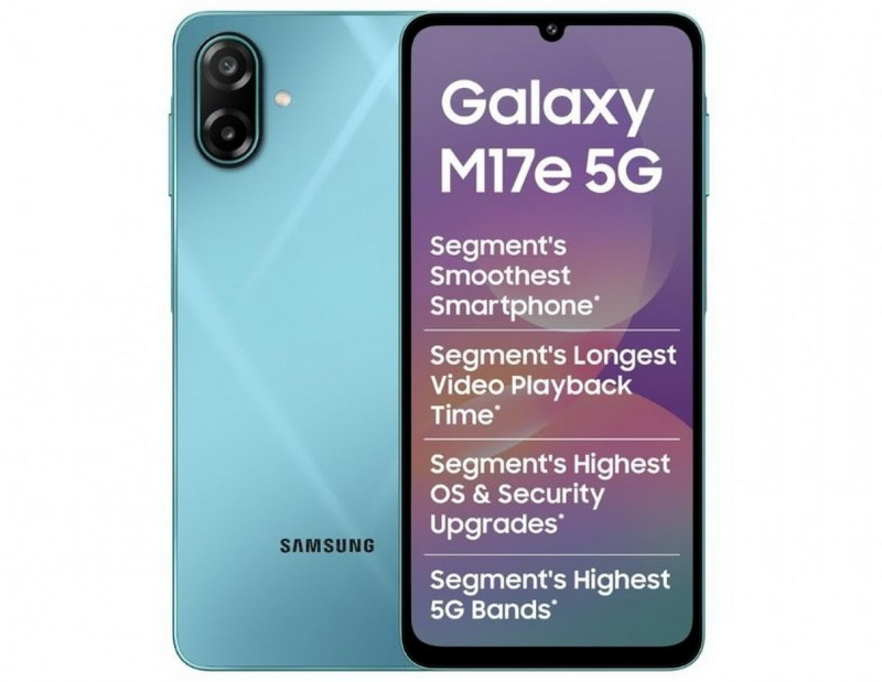 Samsung představila rozpočetní telefon Galaxy M17e: 140 USD, procesor Dimensity 6300, 50‑MP fotoaparát a baterie 6000 mAh