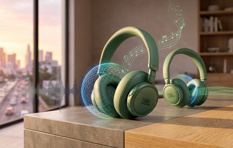 JBL vydala plně bezdrátové sluchátka Live 780NC a Live 680NC, která fungují až 80 hodin bez nabíjení.
