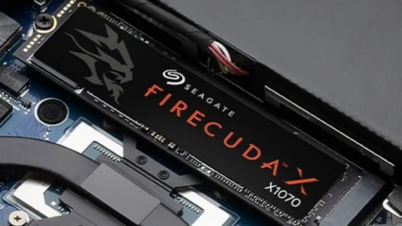 Seagate uvádí na trh novou řadu SSD FireCuda X1070 PCIe 4.0 s rychlostí čtení přes 7 GB/s