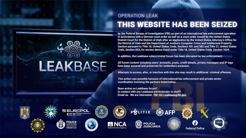 USA a Europol odhalili LeakBase, jeden z největších hackerových fór na světě s 142 000 účastníky
