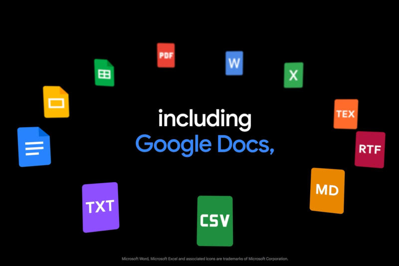Google Gemini nyní umí vytvářet dokumenty Word, Excel a další typy souborů na základě jednoduchého požadavku