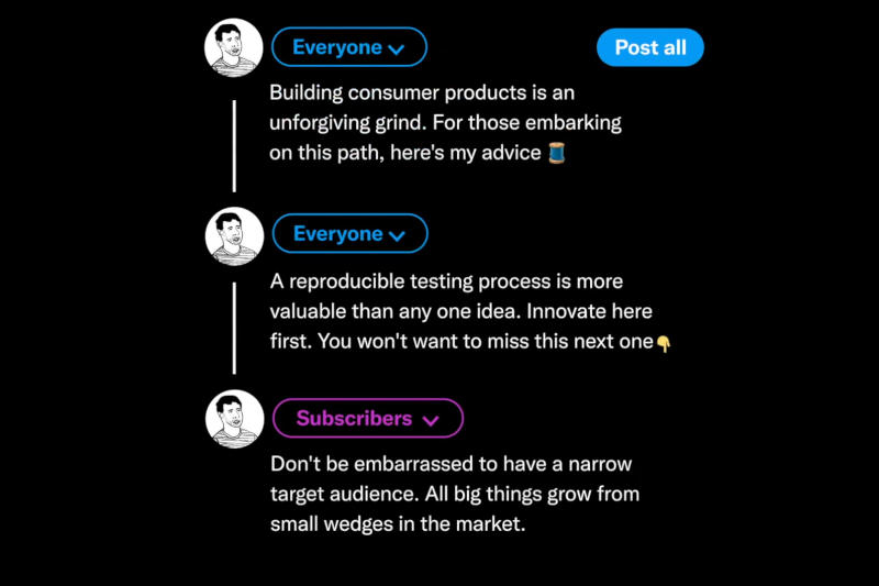 X nabídne funkci skrývání klíčových momentů v řetězcích tweetů, aby přilákala placené předplatitele