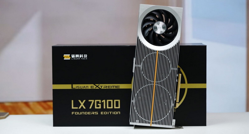 Čínský výrobce Lisuan Tech představil grafickou kartu LX 7G100 ve verzi Founders Edition, ale bez podpory Nvidia