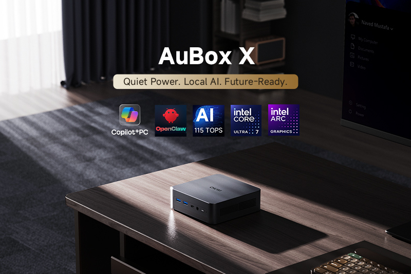 Chuwi vydala nový kompaktní PC AuBox X s procesorem Intel Core Ultra