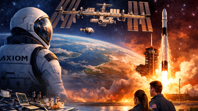 Axiom a NASA uzavřely dohodu: nová skupina kosmických turistů letí na ISS v lednu 2027.