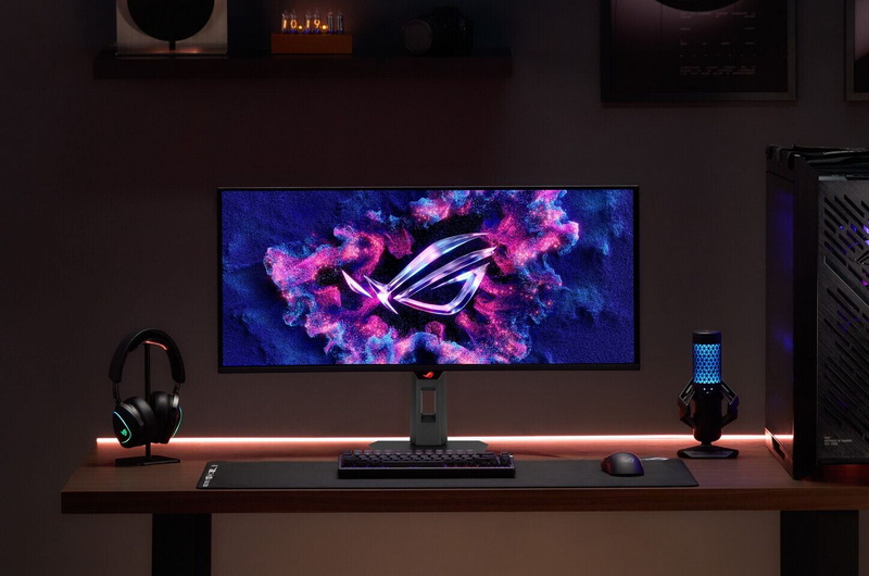 Asus představila nový přenosný dotykový monitor ROG Strix XG129C (12,3”) a herní OLED-monitor ROG Strix XG34WCDMS (34”)