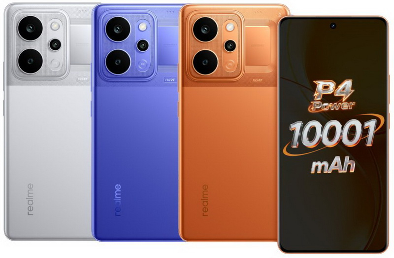 Realme P4 Power: první na světě smartfon s baterií o kapacitě 10 001 mAh, dostupný za cenu 260 USD.