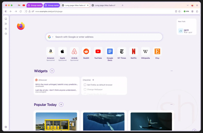 Mozilla vyvíjí rozsáhlý redesign Firefoxu pod kódovým názvem Nova – tak bude vypadat budoucí prohlížeč.