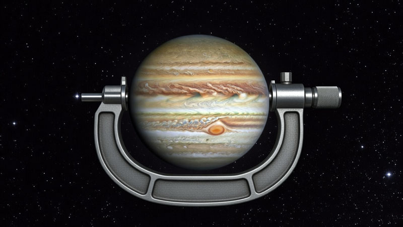 Juno upřesnila skutečné rozměry obřího a nyní je jasné, jak moc se Jupiter „zhoršil“.