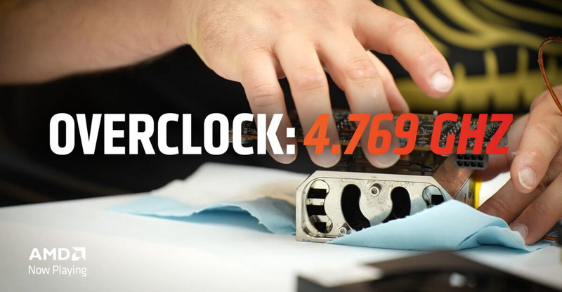 AMD porazil globální rekord tím, že přetaktoval Radeon RX 9060 XT na 4769 MHz
