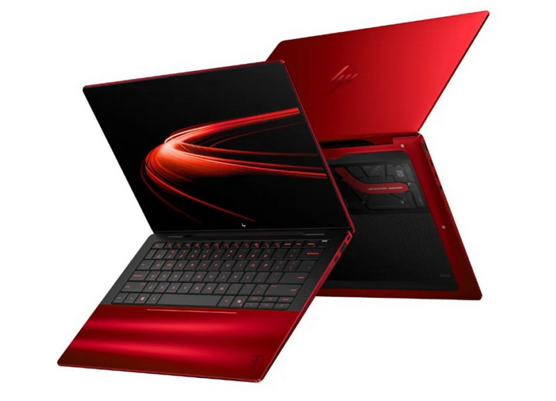 HP ve spolupráci s Ferrari představil limitovaný červený notebook Scuderia Ferrari AI PC za cenu 5 599 dolarů