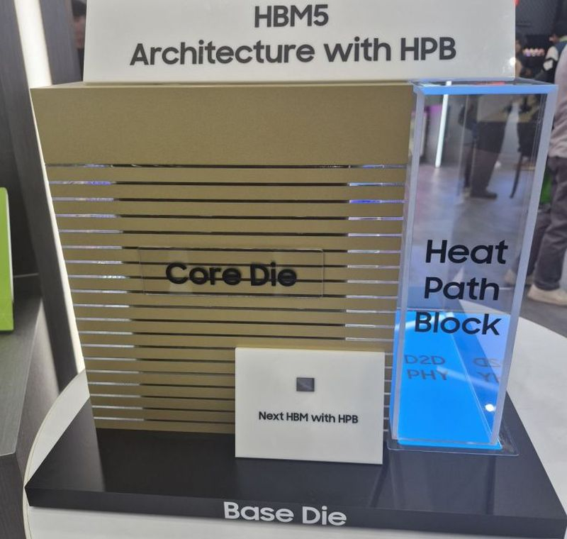Samsung na Computex 2026 představil prototyp paměti HBM5 Stack