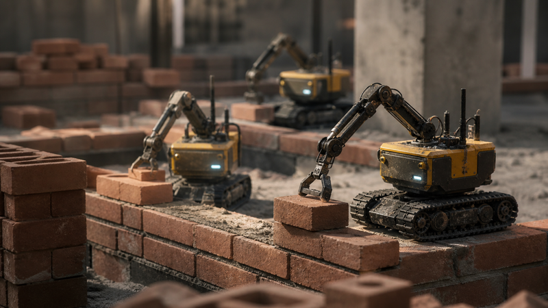 Robotizovaní „mravenci“ ovládli stavbu i zničení bez použití pokročilého umělého inteligence