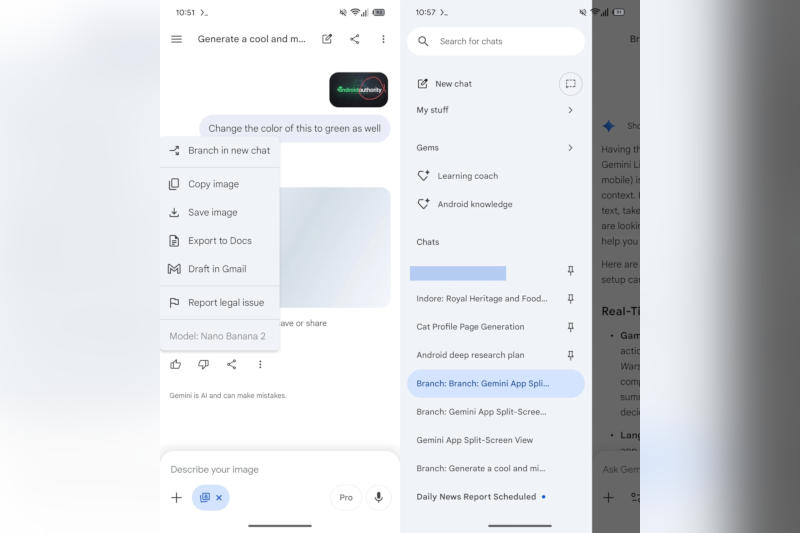 Google Gemini spustí rozdělování dialogů – jako v ChatGPT