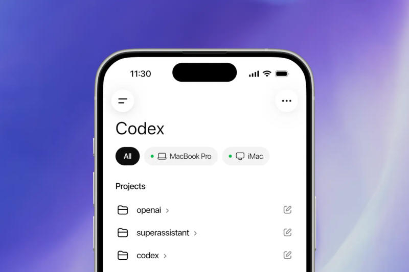 Nyní můžete „vybáchat“ na cestě: v mobilní verzi ChatGPT se objevil Codex