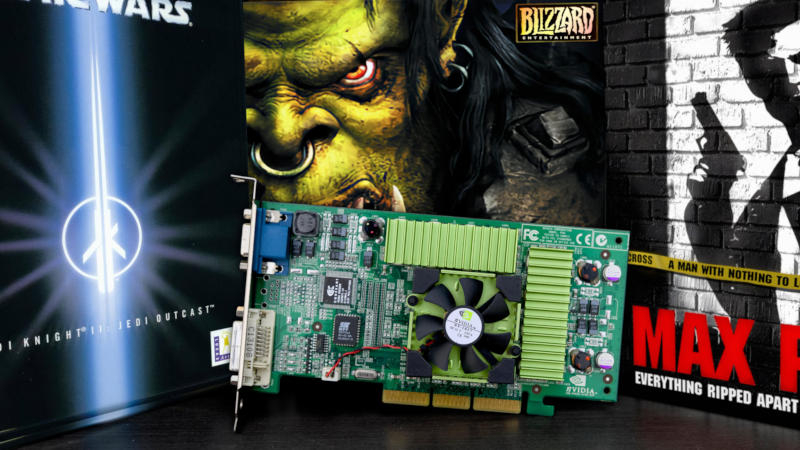 Nvidia GeForce 3 oslavuje 25letou výročí – první série grafických karet s vestavěnými programovatelnými shadery.