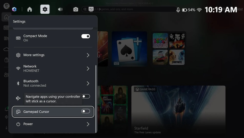 Microsoft představila Gamepad Cursor – virtuální myš pro přenosné konzole pod Windows